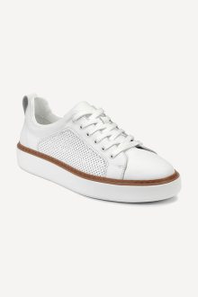 Кожени спортни обувки ART-6130-бял