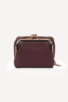 Дамско портмоне от еко кожа KB-27076-бордо