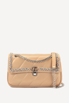 Чанта от еко кожа KB-27139-бежов