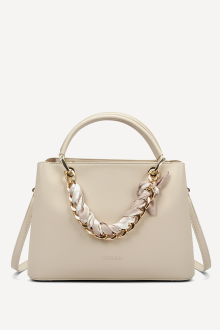 Чанта от еко кожа KB-27291-бежов