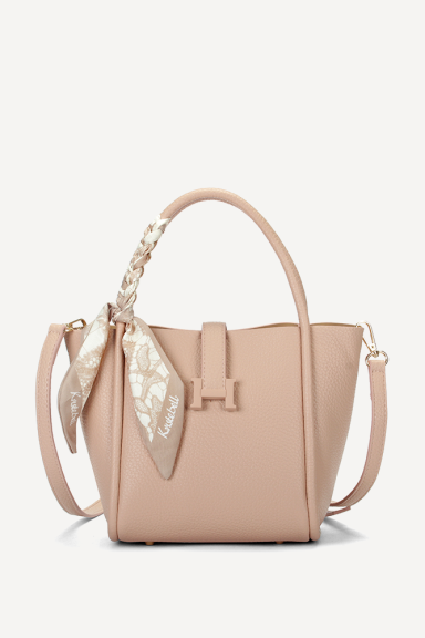 Чанта от еко кожа KB-26796-розов