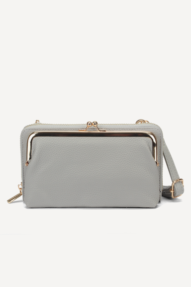 Дамско портмоне от еко кожа KB-26816-сив