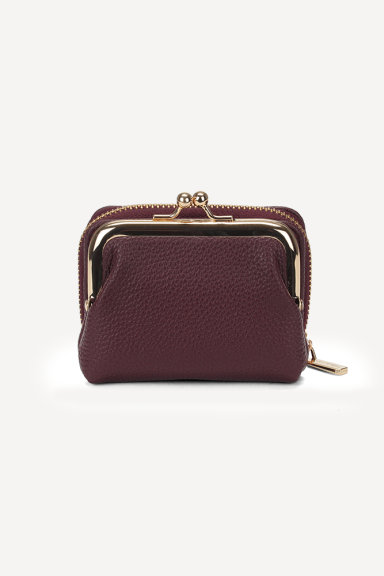 Дамско портмоне от еко кожа KB-27076-бордо