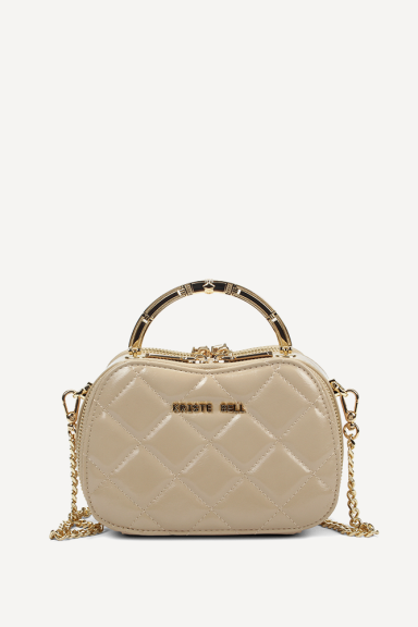 Чанта от еко кожа KB-27078-бежов