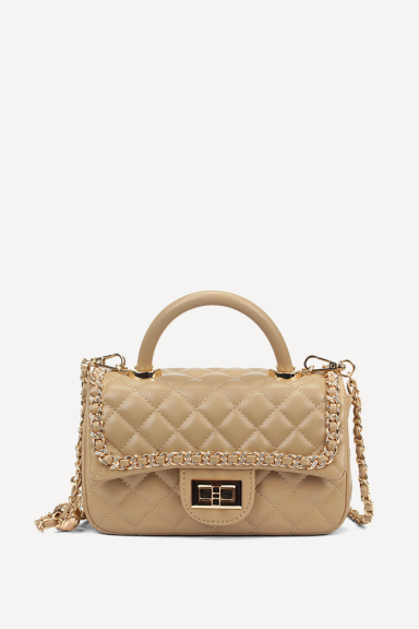 Чанта от еко кожа KB-27141-бежов