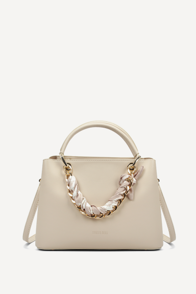 Чанта от еко кожа KB-27291-бежов