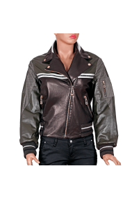 Ladies leather jacket GR-196