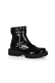 Ladies patent leather boots KM-298-768