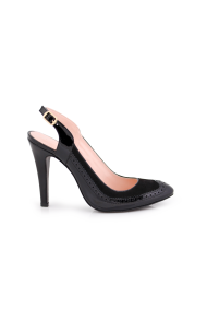 Ladies suede/patent leather shoes Т1-203-40-1