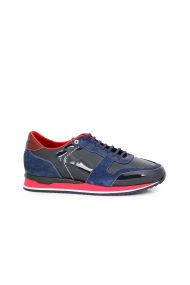  Man sport shoes blue patent leather MRS-11475