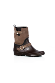 Ladies suede/rubber boots MG-208V3