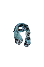 Ladies scarf in blue 11127