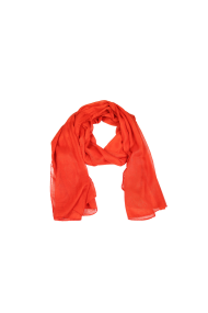 Дамски шал в оранжев цвят 63013