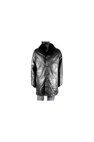 Male jackets made of leather 95050 Black
