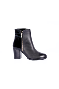 Ladies boots black leather  T1-291-01