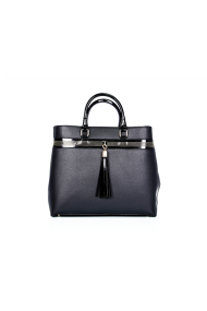 Ladies bag leather black BLC-300