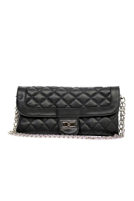 Handbag leather in black YZ-1483