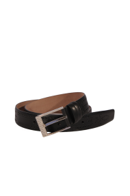 Male classic belt made of leather 2203 black