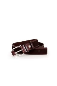 Male sport belt made of suede 4077 brown