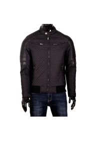 Men's textile and eco leather jacket BG-84475-1