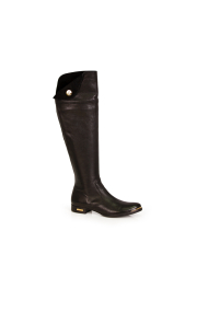 Ladies boots black leather 1863V