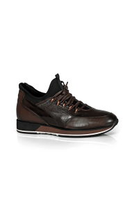 Мъжки обувки от естествена кожа и стреч GRI-3800-03