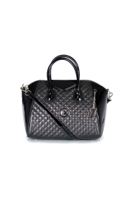 Ladies leather and patent leather bag YZ-10887