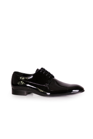 Мъжки официални обувки от естествен лак CP-4955