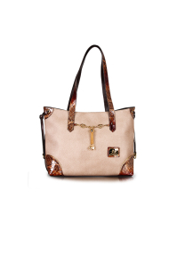 Ladies bag eco leather and patent leather CV-1100079