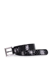 Ladies belt of leather and eco leather CV-5010810