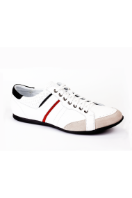 Male casual shoes white leather  СР-743
