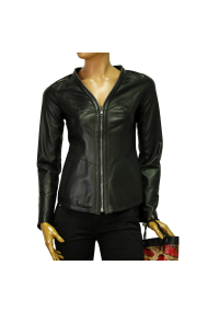 Ladies reversible leather jacket-PM-2372