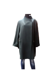 Дамско палто от кашмир и вълна DB-095