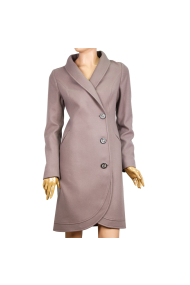 Дамско палто от кашмир в сив цвят DB-230