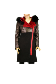 Дамско палто от естествена кожа DB-5314