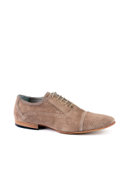  Male shoes suede beige MB-19112-1