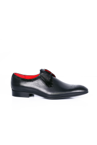  Male shoes leather with black suede CP-4613