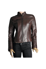 Ladies leather jacket ERD-K-1702