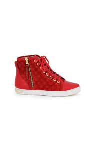 Sneakers red suede and leather H1-15-425