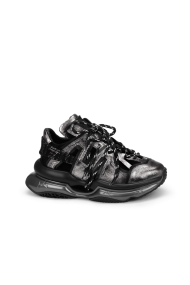 Дамски спортни обувки от естествен лак ILV-5106