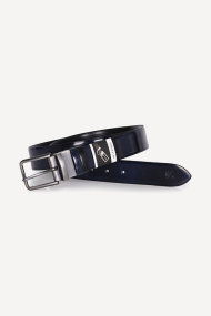 Man two-sided patent leather and leather belt BD-1010-DV