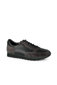 Мъжки обувки от естествен велур и кожа MCP-01687
