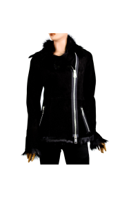 Дамско палто от естествена кожа MF-1399-A
