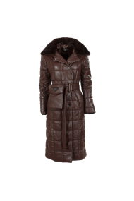 Дамско палто от естествена кожа MF-10215