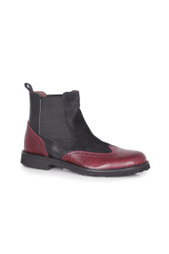 Men's leather and suede boots MLR-4206