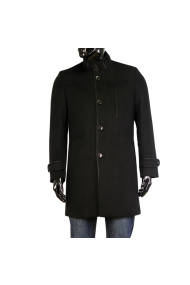 Мъжко палто от вълна в черен цвят MP-9366