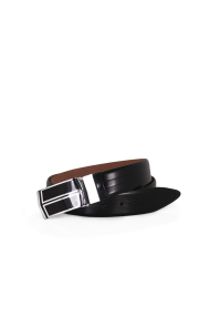 Male leather belt in black BD-2313-21