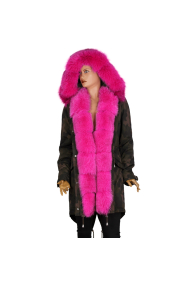 Ladies coated textile jacket - Norwegian fox ERD-PARKA