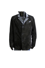 Male jacket made of suede H-1352 black