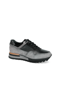 Мъжки обувки от естествена кожа и велур PRG-12520